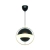 Lampa wisząca  z mosiężnym pierścieniem i czarnym metalowym kloszem Tavia NO2412353003 - Nordlux
